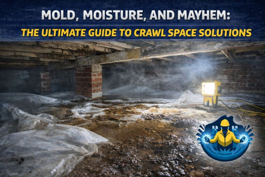 Wet crawl space solutions