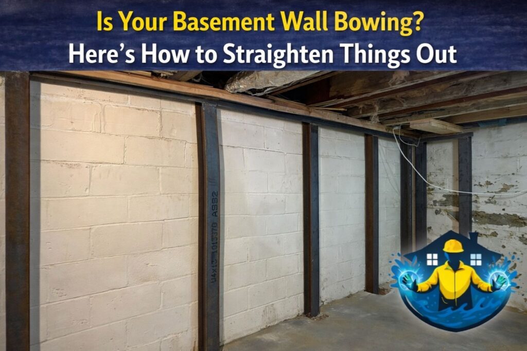 Bowing wall repair