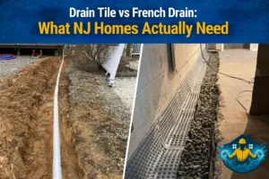 drain tile vs french drain image