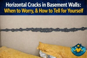 horizontal foundation cracks basement walls image